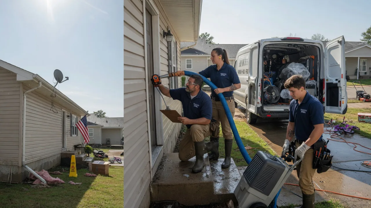 Ceiling Water Damage Restoration in Freeburg, IL near me